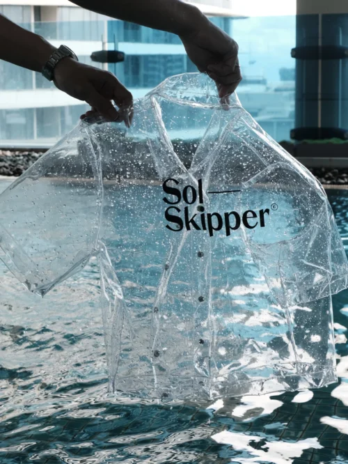Sol Skipper "Rainbow Chaser" clear pvc shirt